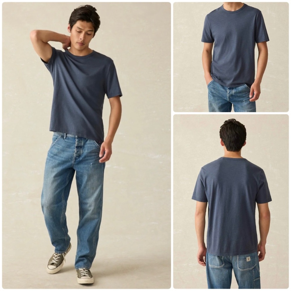 💥PRICE DROP💥 sunwashed tee in dune navy